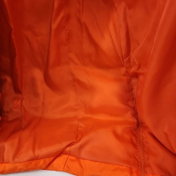 Moda International Down Coat Womens XL  Orange - Picture 8 of 13